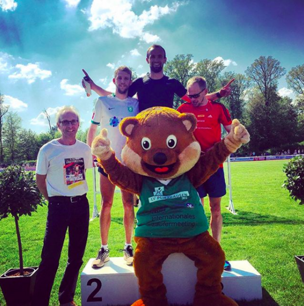 Rekordlauf 600 Meter beim Internationalen Läufermeeting Pliezhausen.